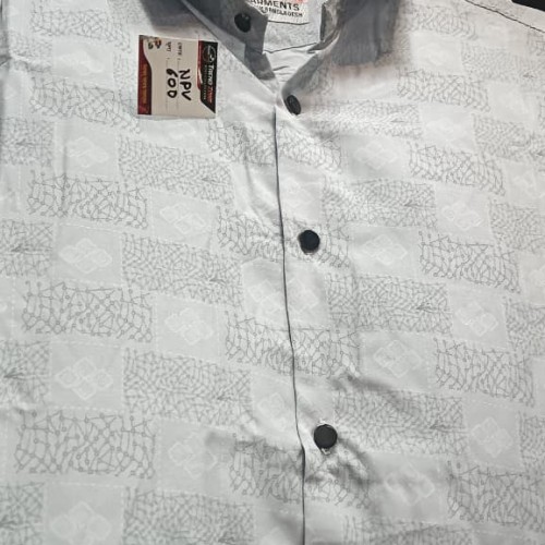 Linen Printed Casual Full Sleeve Shirt