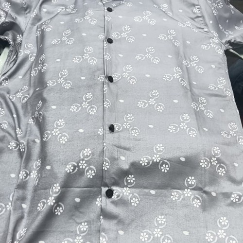 Linen Printed Casual Full Sleeve Shirt