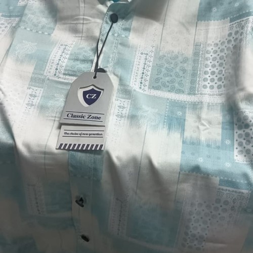 Linen Printed Casual Full Sleeve Shirt