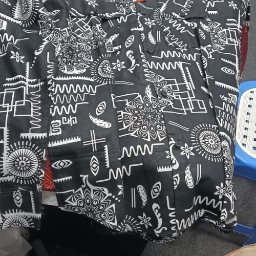 Cotton Long Sleeve Casual Printed Shirt