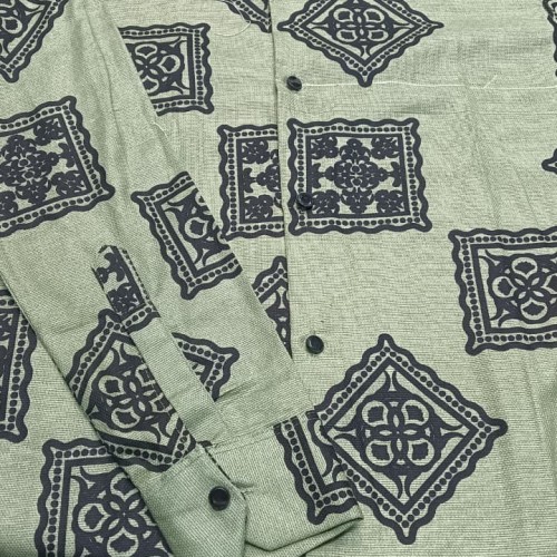 Cotton Long Sleeve Casual Printed Shirt