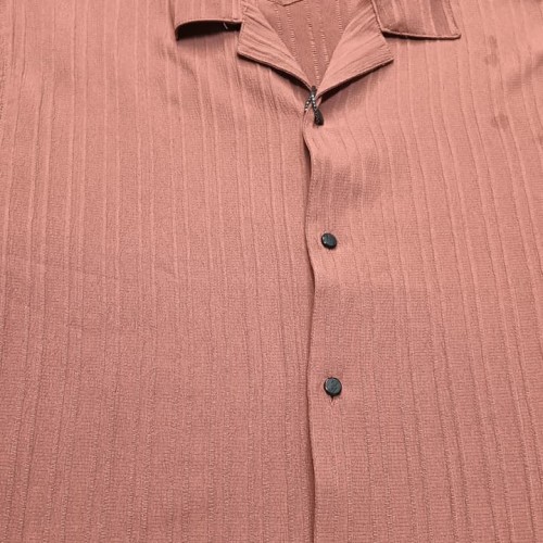 Cuban Collar Half Sleeve Shirt