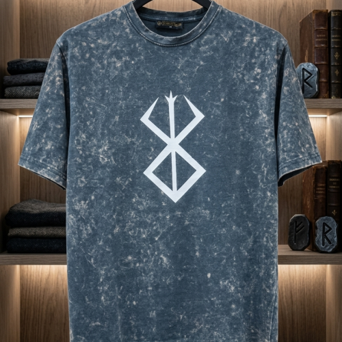 Acid Wash Drop Shoulder T-Shirt