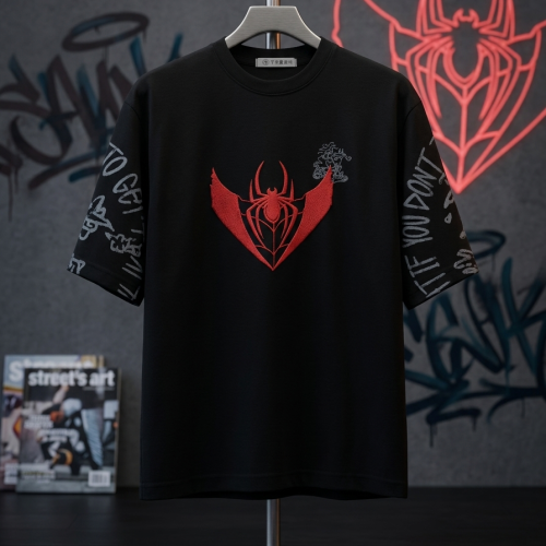 Acid Wash Drop Shoulder T-Shirt