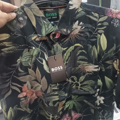 Floral Printed Half Shirt