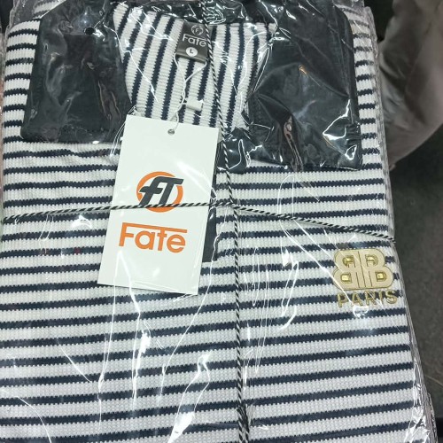 Old Money Stripe Collar Polo