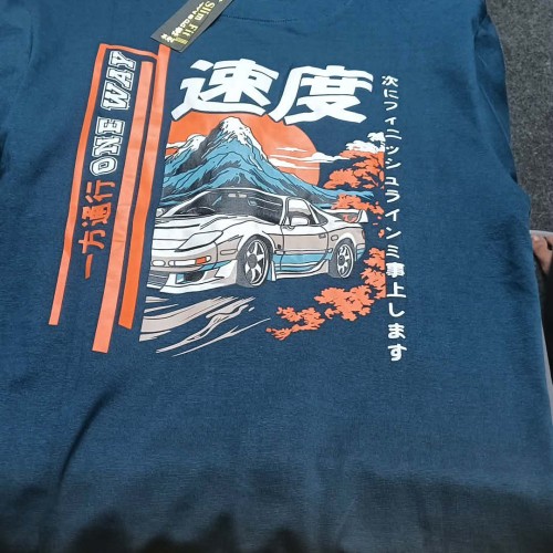 Back Printed Drop Shoulder T-Shirt