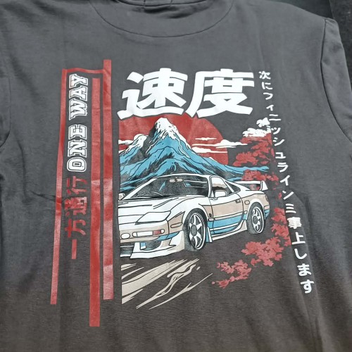 Back Printed Drop Shoulder T-Shirt