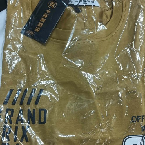 Text Printed Drop Shoulder T-Shirt