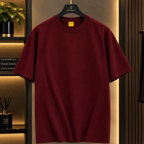 Premium Super Soft - Solid Drop Sholder T-Shirt