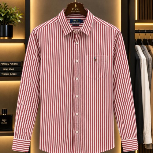 Pink Striped Old Money Shirt