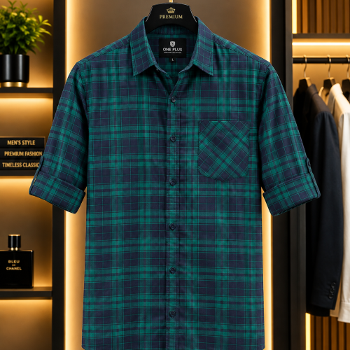 Men&amp;#039;s Full Sleeve Check Shirt