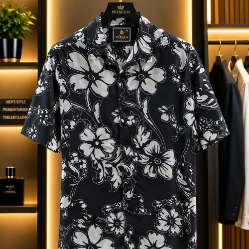 Summer Friendly Cuban Collar Linen Half Sleeve Shirt