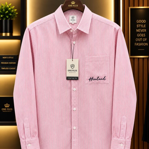 Men Boxy Fit Striped Shirt