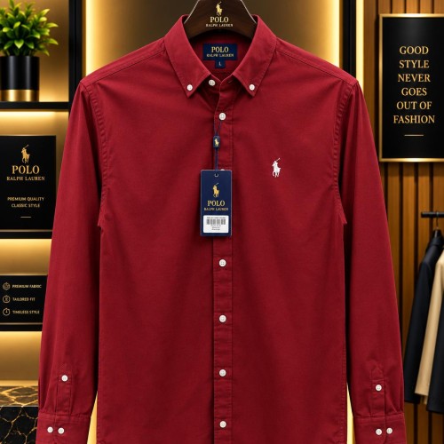 OLD MONEY SOLID COLOUR SHIRT