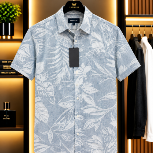 Summer Friendly Cotton Half Shirt
