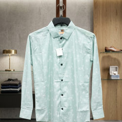 Linen Printed Casual Full Sleeve Shirt