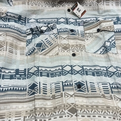 Cotton Long Sleeve Casual Printed Shirt