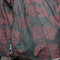 Cotton Long Sleeve Casual Printed Shirt