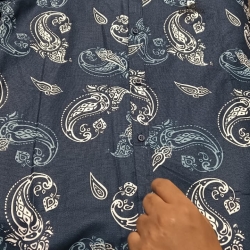 Cotton Long Sleeve Casual Printed Shirt