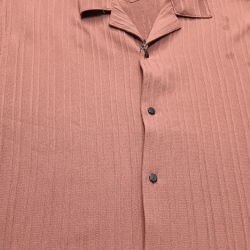 Cuban Collar Half Sleeve Shirt