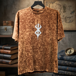 Acid Wash Drop Shoulder T-Shirt