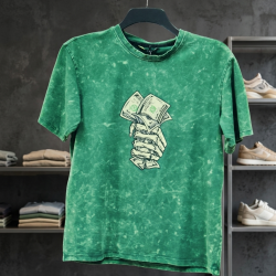 Acid Wash Drop Shoulder T-Shirt