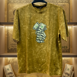 Acid Wash Drop Shoulder T-Shirt