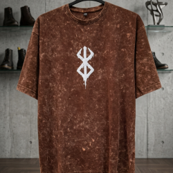 Acid Wash Drop Shoulder T-Shirt