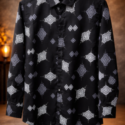 Cotton Long Sleeve Casual Printed Shirt