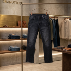 Straight Fit Fade Selvedge Jeans