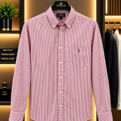 Old Money Cotton Micro Stripe Shirt